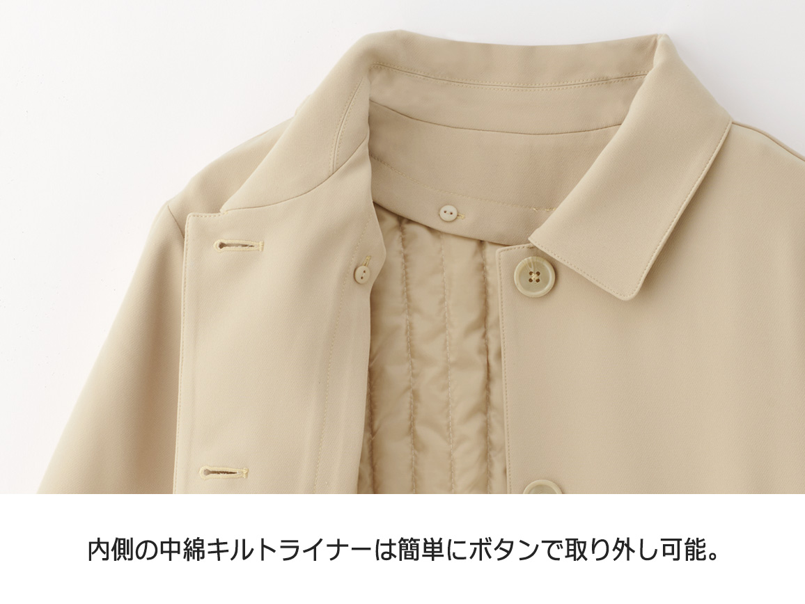 ライナーつきハーフコート ライナーつきハーフコート