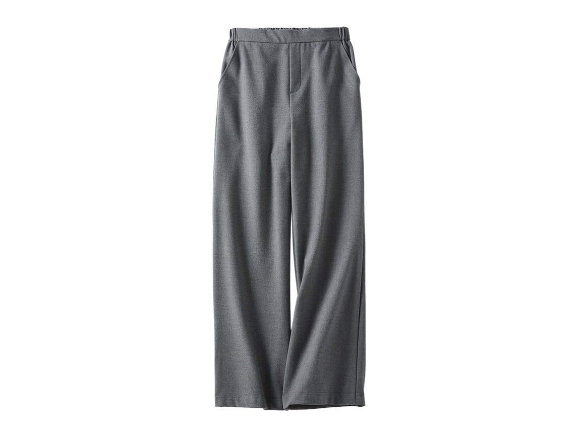 ウール見えセミワイドパンツ【広告商品】 ウール見えセミワイドパンツ【広告商品】