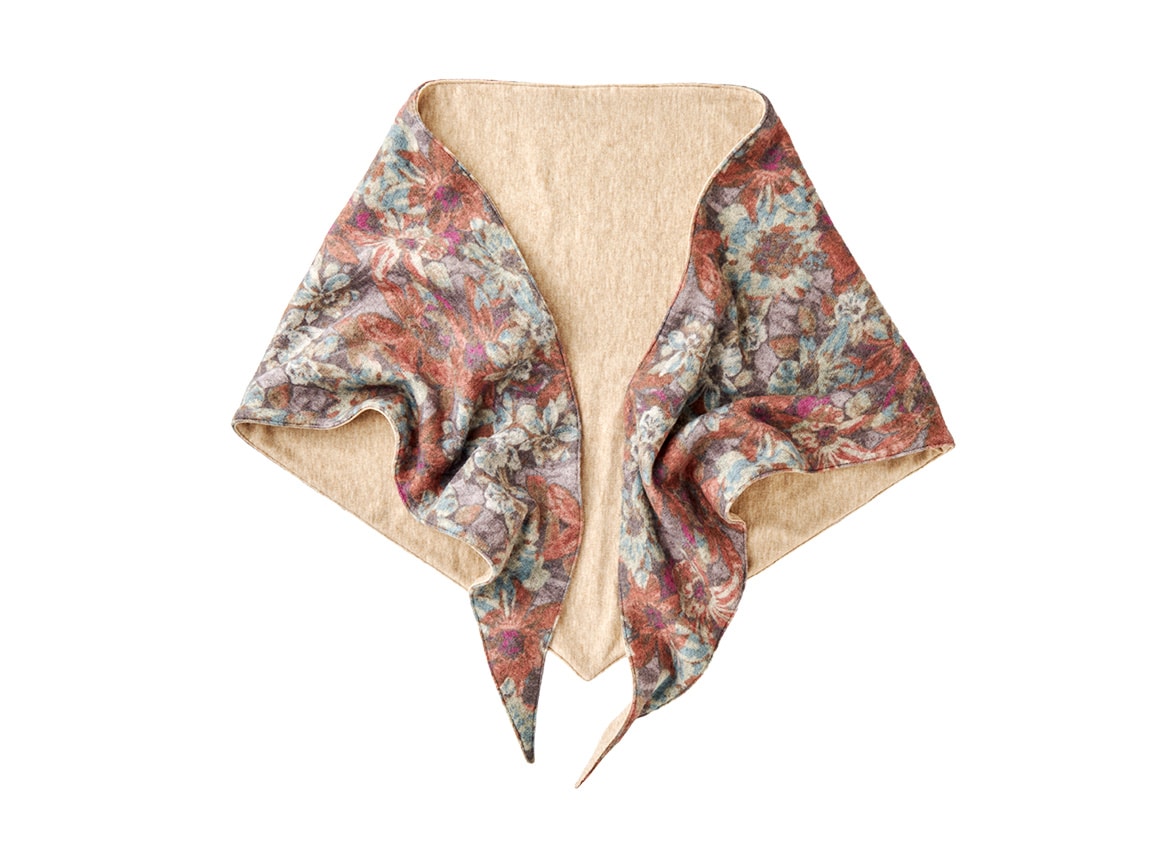 ニットプリントスカーフ ニットプリントスカーフ