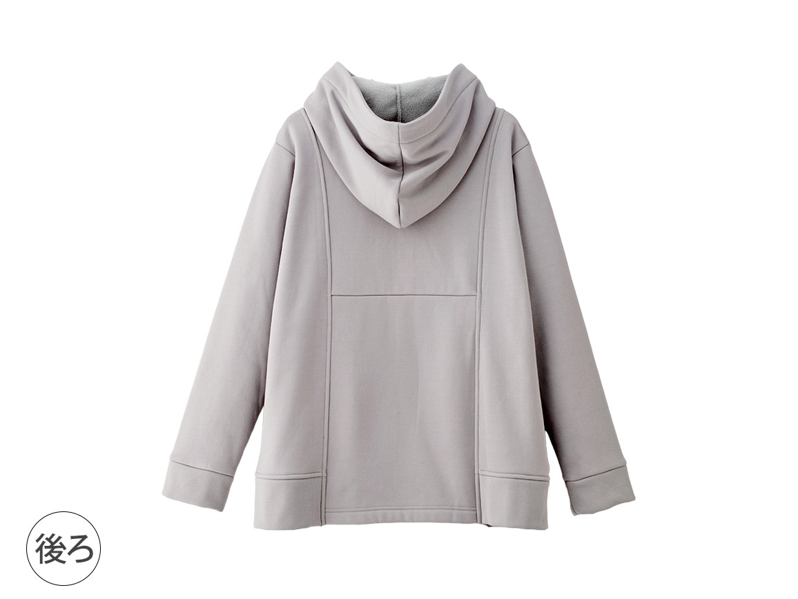 裏起毛フーディーブルゾン 裏起毛フーディーブルゾン