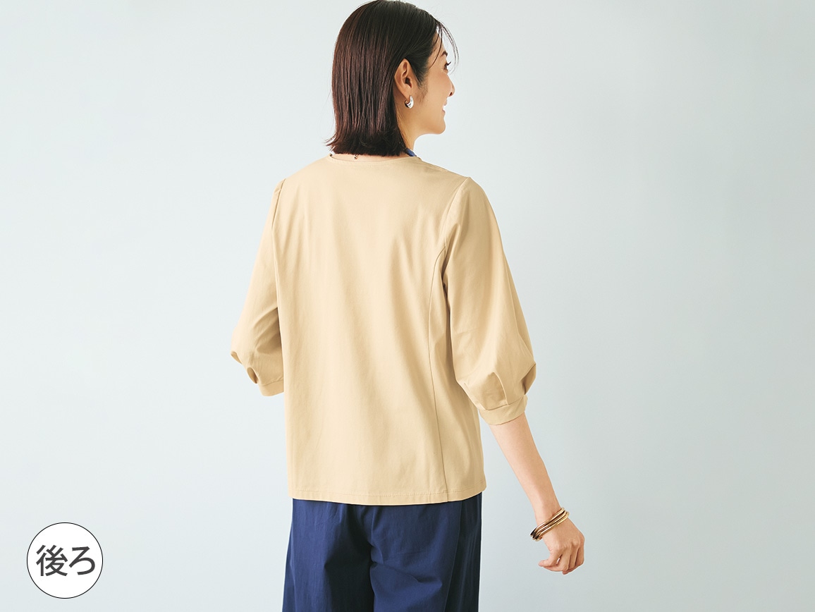 オーガニックコットンプルオーバー(パフスリーブ) オーガニックコットンプルオーバー(パフスリーブ)