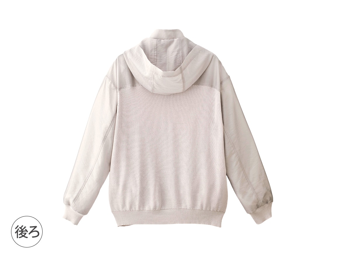 【先行】UVカットドッキングフードブルゾン 【先行】UVカットドッキングフードブルゾン