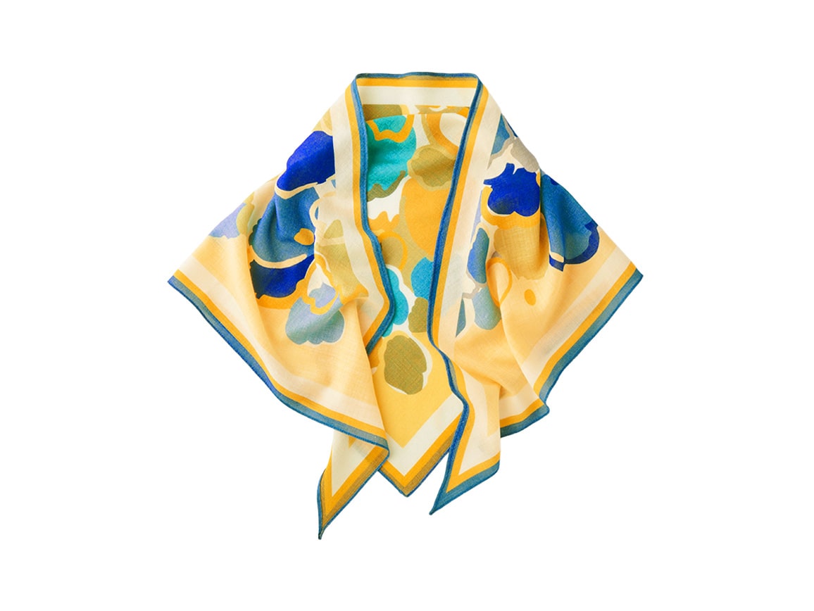 リバーシブルプリントスカーフ リバーシブルプリントスカーフ