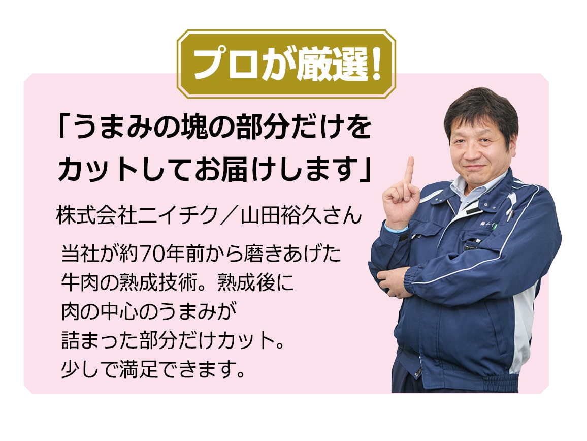 「ニイチク」熟成黒毛和牛のカットステーキ(3パック) 「ニイチク」熟成黒毛和牛のカットステーキ(3パック)