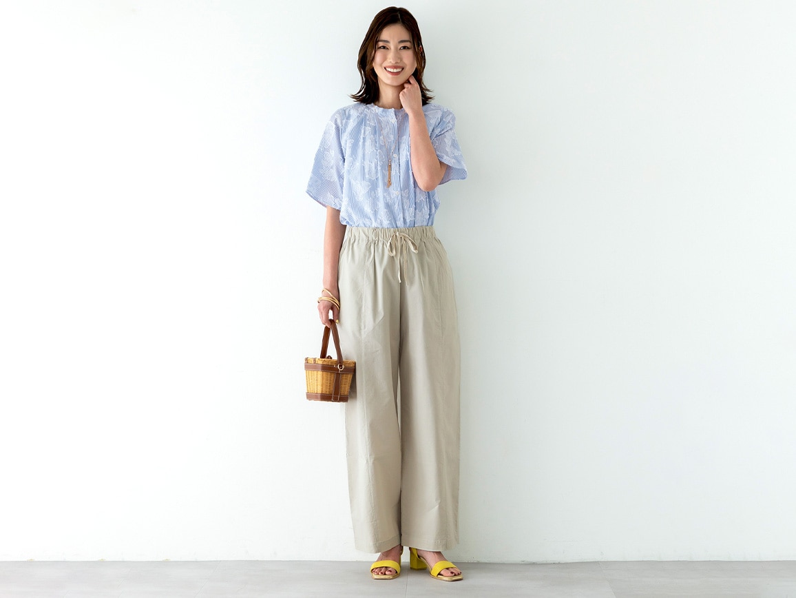 【先行】バックラッシュリネンコクーンパンツ 【先行】バックラッシュリネンコクーンパンツ