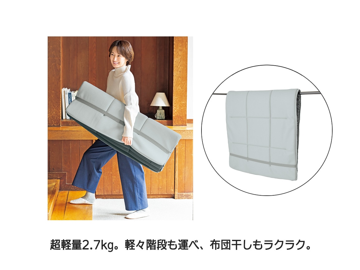 軽量コンパクト敷布団スゴ軽 軽量コンパクト敷布団スゴ軽
