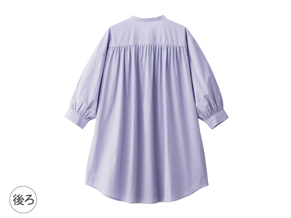 パフスリーブビッグシャツチュニック パフスリーブビッグシャツチュニック