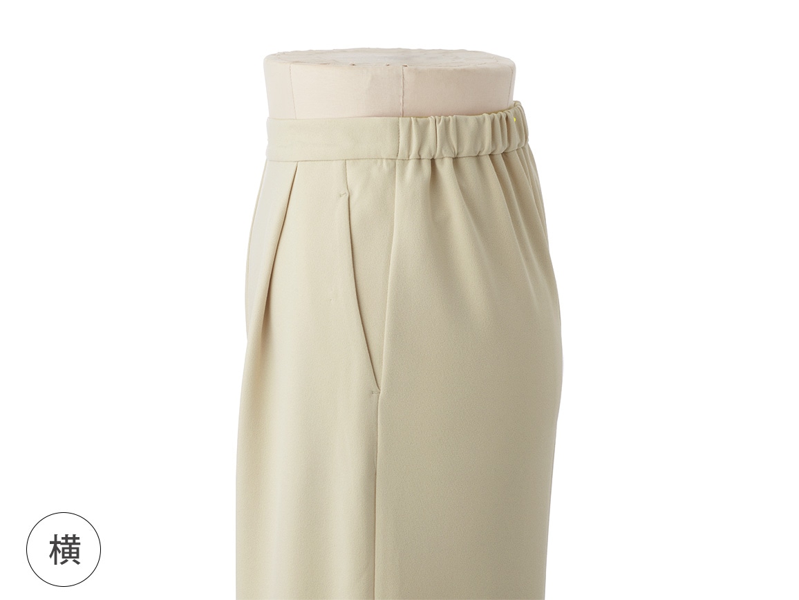 ジョーゼット調ジャージーワイドパンツ ジョーゼット調ジャージーワイドパンツ