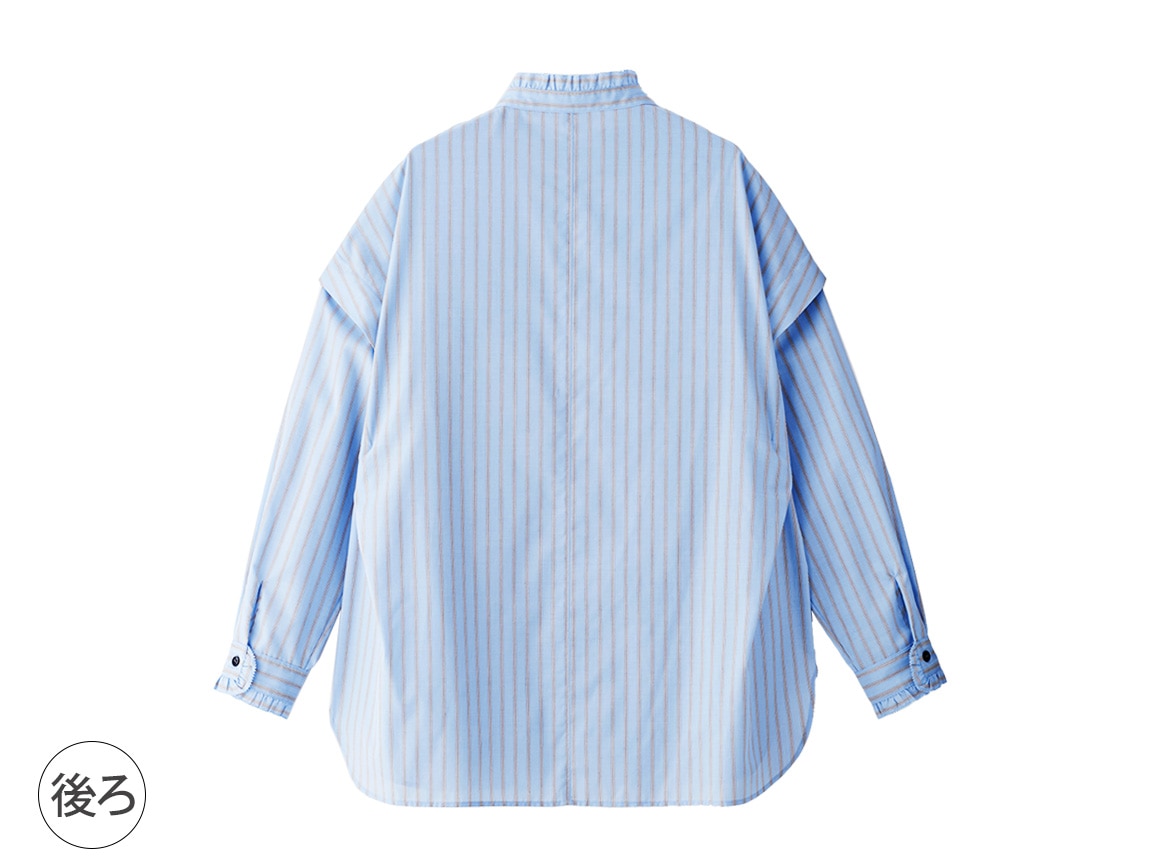 ピコフリルゆったり2WAYシャツ ピコフリルゆったり2WAYシャツ