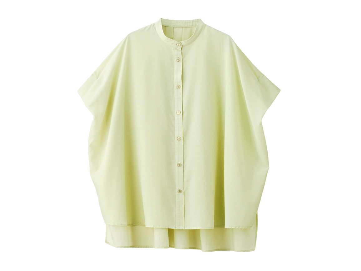 ミスキョウコ・折り返しタック袖ふんわりブラウス ミスキョウコ・折り返しタック袖ふんわりブラウス