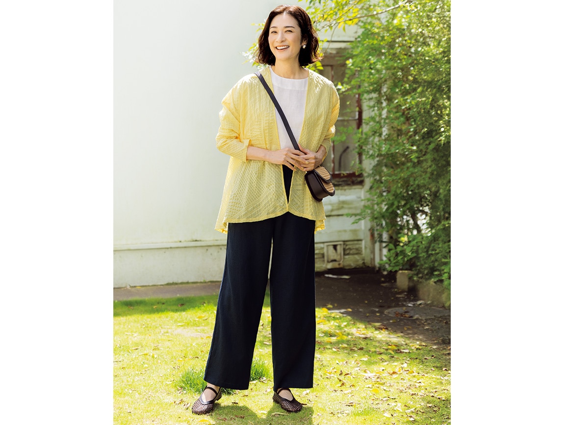 テンセル(TM)繊維×綿麻ドロストイージーパンツ テンセル(TM)繊維×綿麻ドロストイージーパンツ