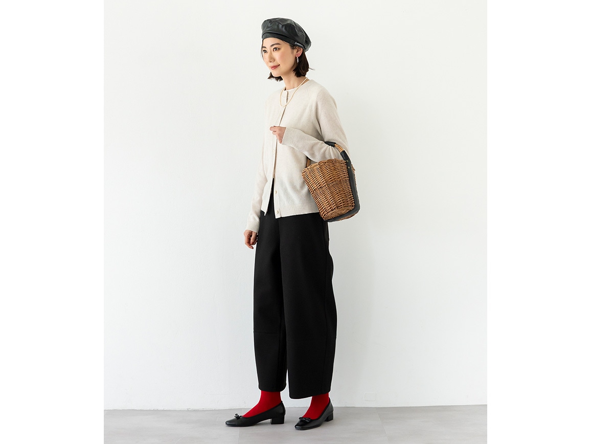 先行】49AV．ジュンコシマダ・カシミヤクルーネック