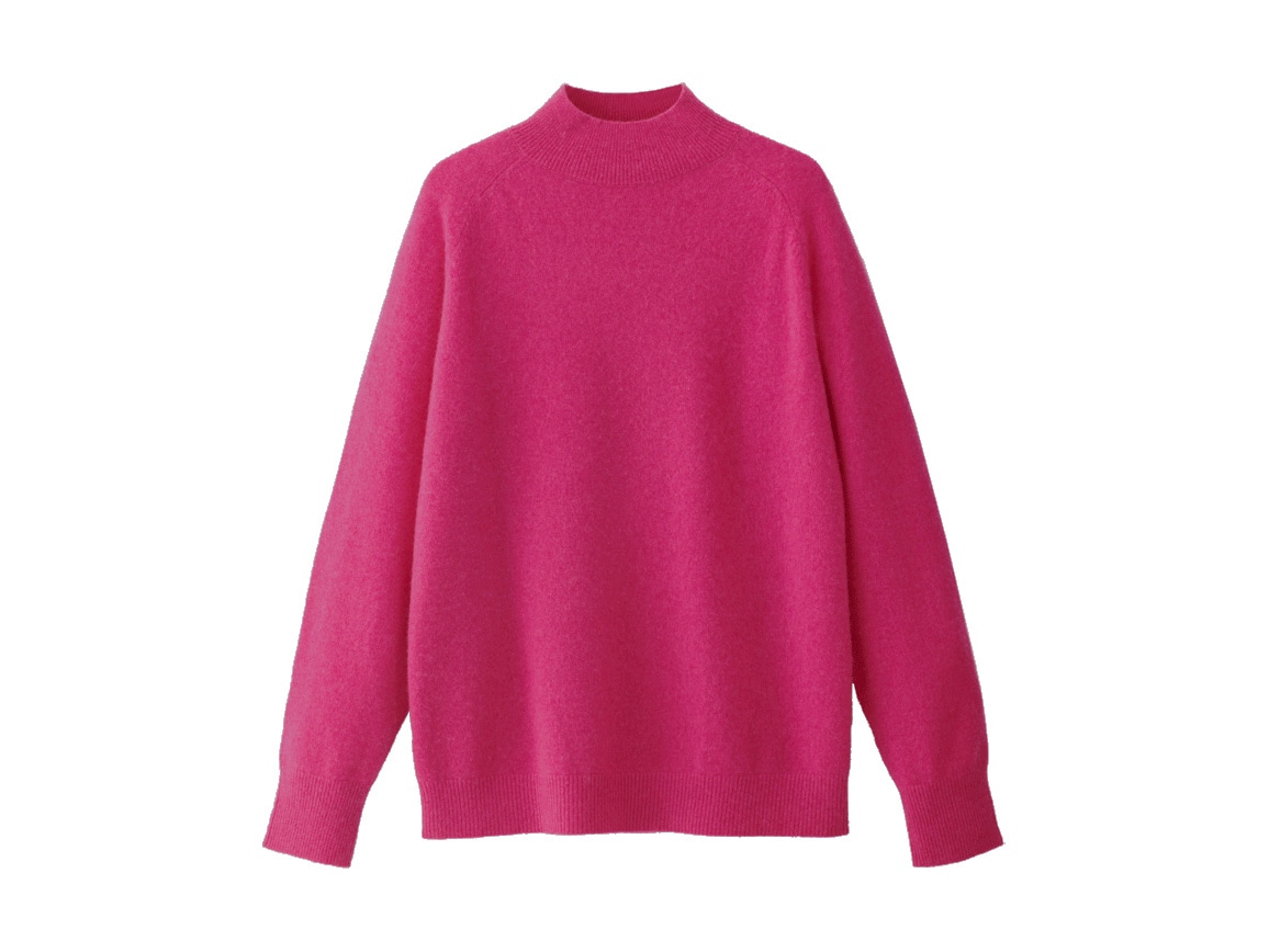 カシミヤハイネックセーター カシミヤハイネックセーター