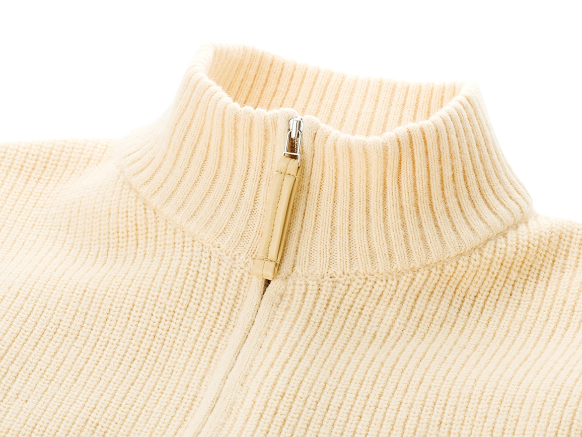 スタンドネックジップカーディガン スタンドネックジップカーディガン