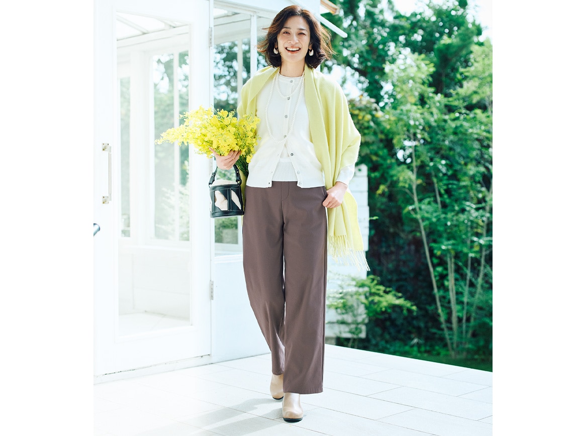 大人のきれいめ裏起毛パンツ【広告商品】 大人のきれいめ裏起毛パンツ【広告商品】