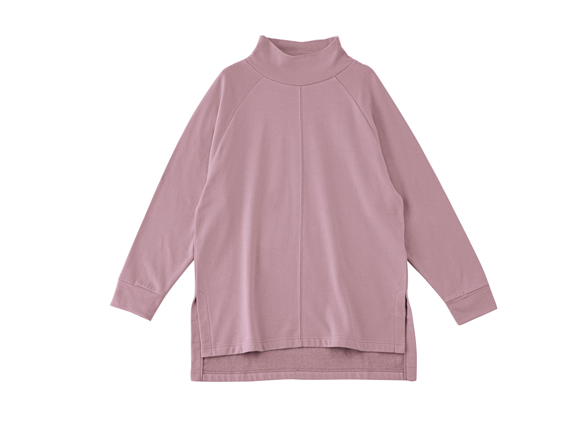 ハルメク 発熱するコットン あたたか裏パイルチュニック ハルメク 発熱するコットン あたたか裏パイルチュニック