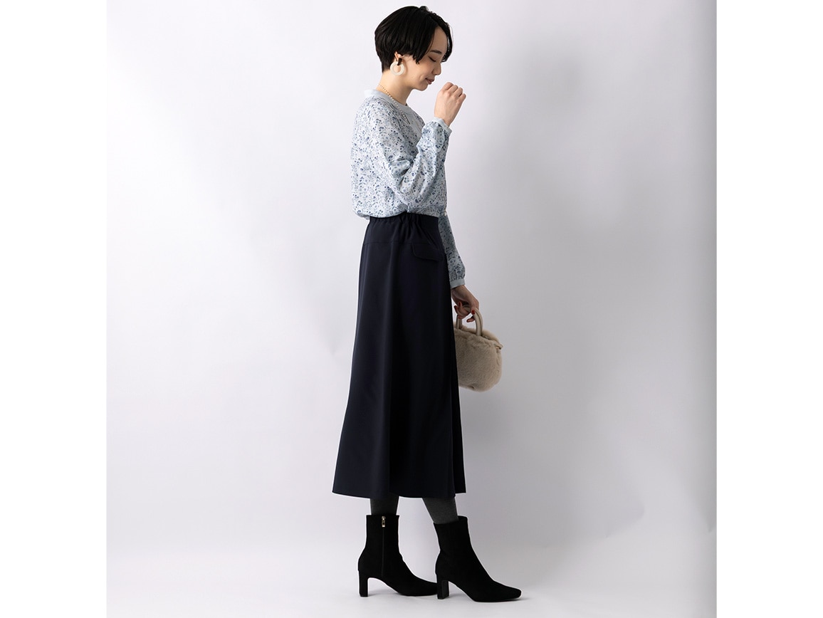 ポケットデザイン台形スカート ポケットデザイン台形スカート