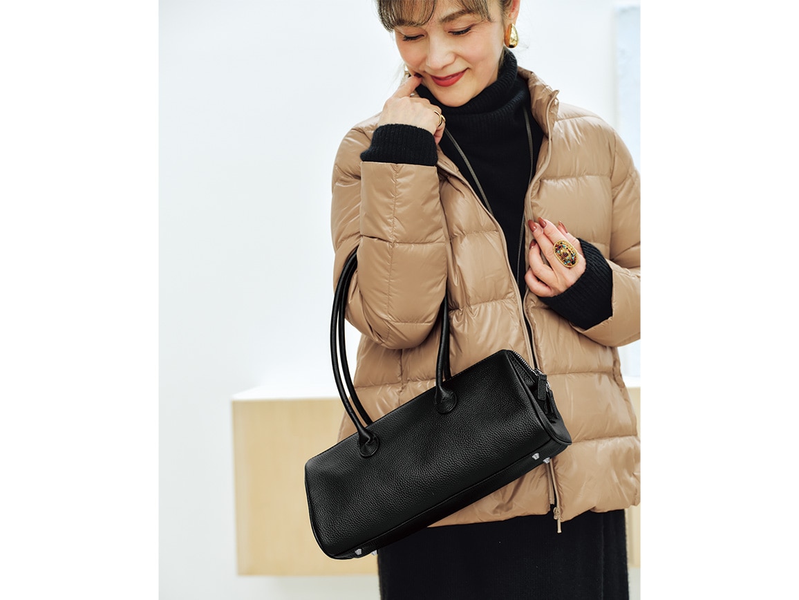 横長レザーバッグ 横長レザーバッグ