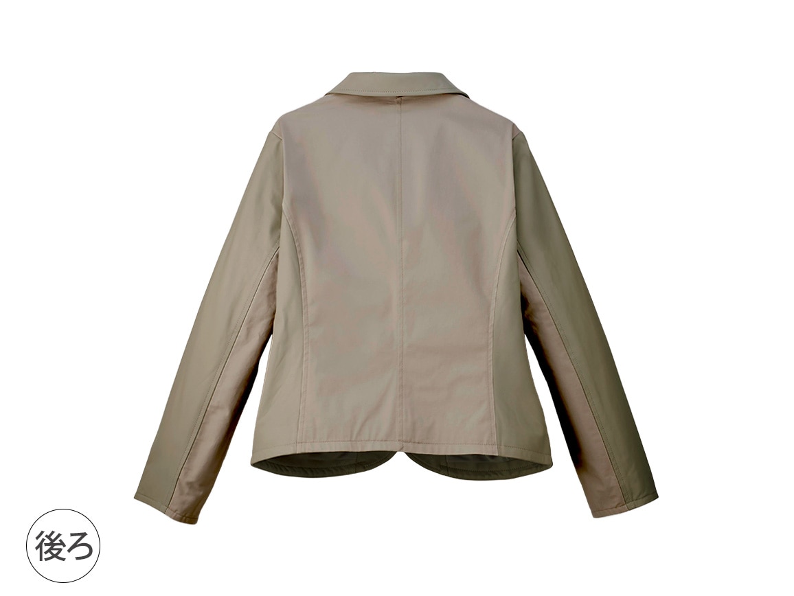 ミチコロンドンコシノ・ドッキングレザージャケット ミチコロンドンコシノ・ドッキングレザージャケット