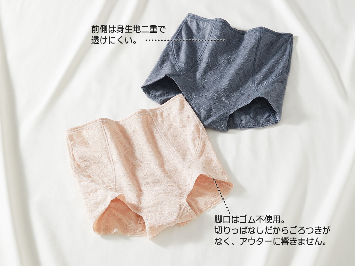 ハルメク ヘルスプラス・骨盤底筋&ヒップサポートショーツ(総レース)【広告商品】 ハルメク ヘルスプラス・骨盤底筋&ヒップサポートショーツ(総レース)【広告商品】