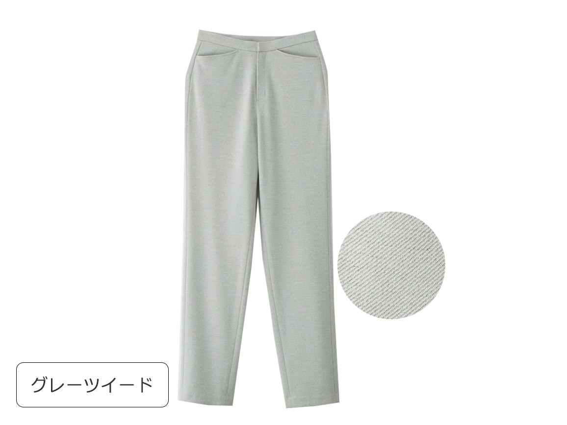 3D体型別・あったかハルメクストレッチパンツ(ストレート) 3D体型別・あったかハルメクストレッチパンツ(ストレート)