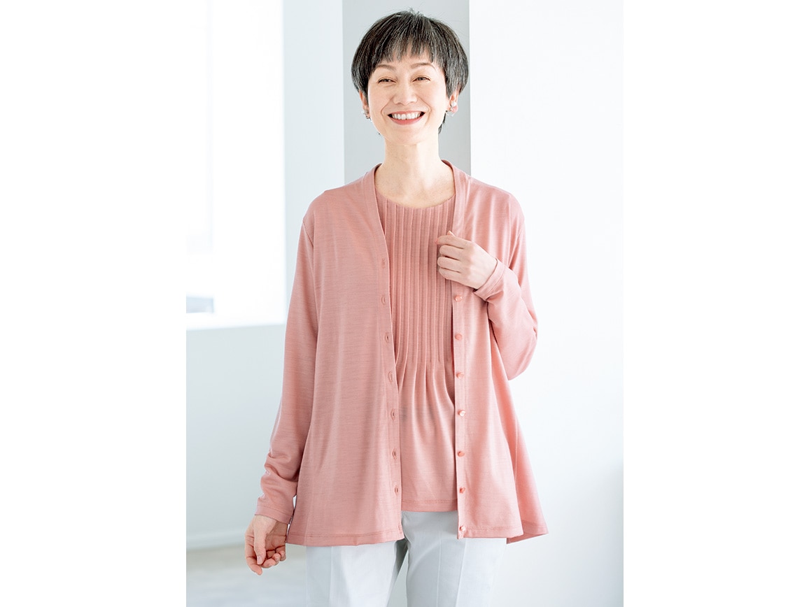 春衣Vネックカーディガン 春衣Vネックカーディガン