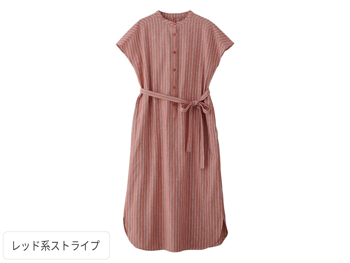 コットンシャツワンピース コットンシャツワンピース