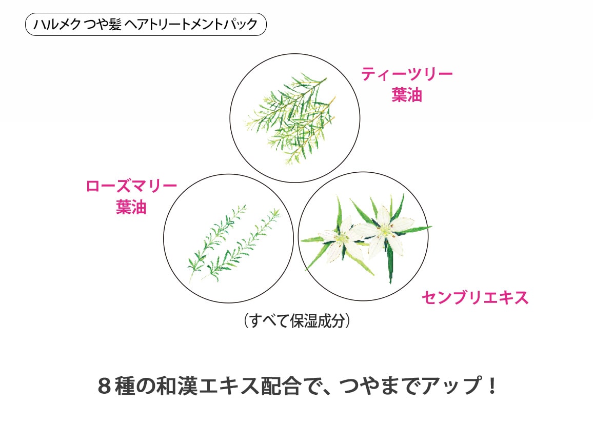 ハルメク つや髪 シャンプー&トリートメントセット ハルメク つや髪 シャンプー&トリートメントセット