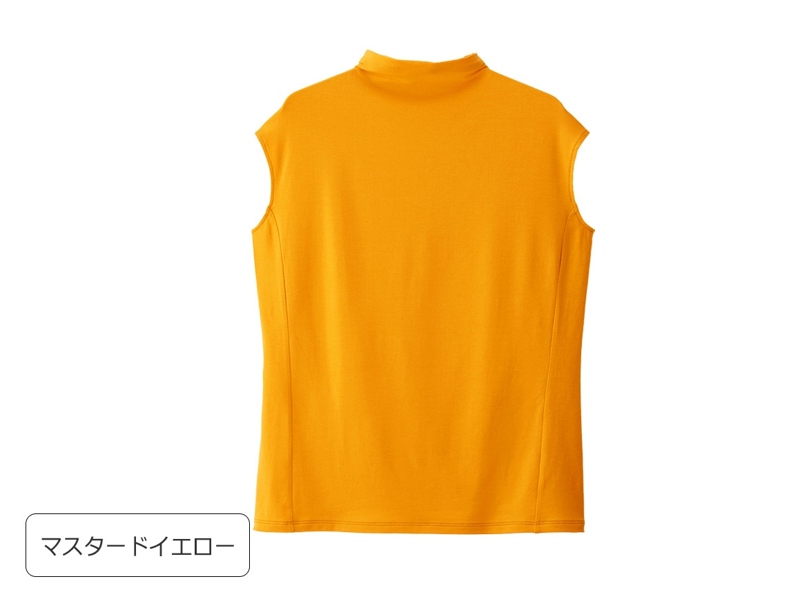 ハルメク×テンセルTM プルオーバー(ボトルネック・ノースリーブ) ハルメク×テンセルTM プルオーバー(ボトルネック・ノースリーブ)