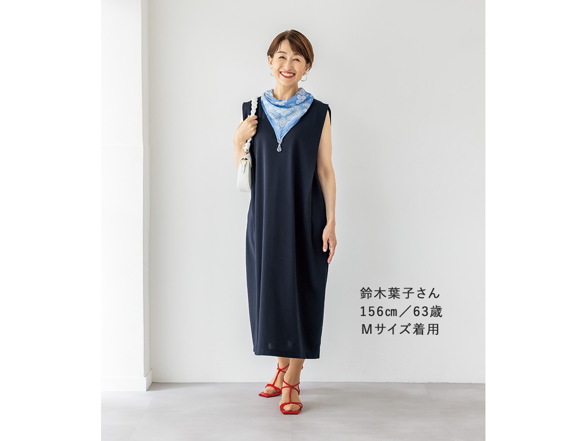 ショルダータックIラインワンピース ショルダータックIラインワンピース