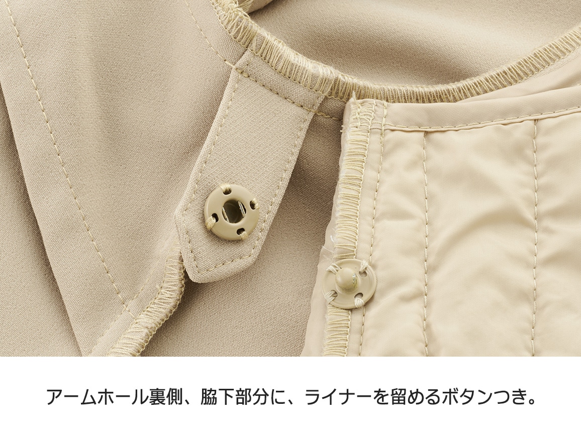 ライナーつきハーフコート ライナーつきハーフコート