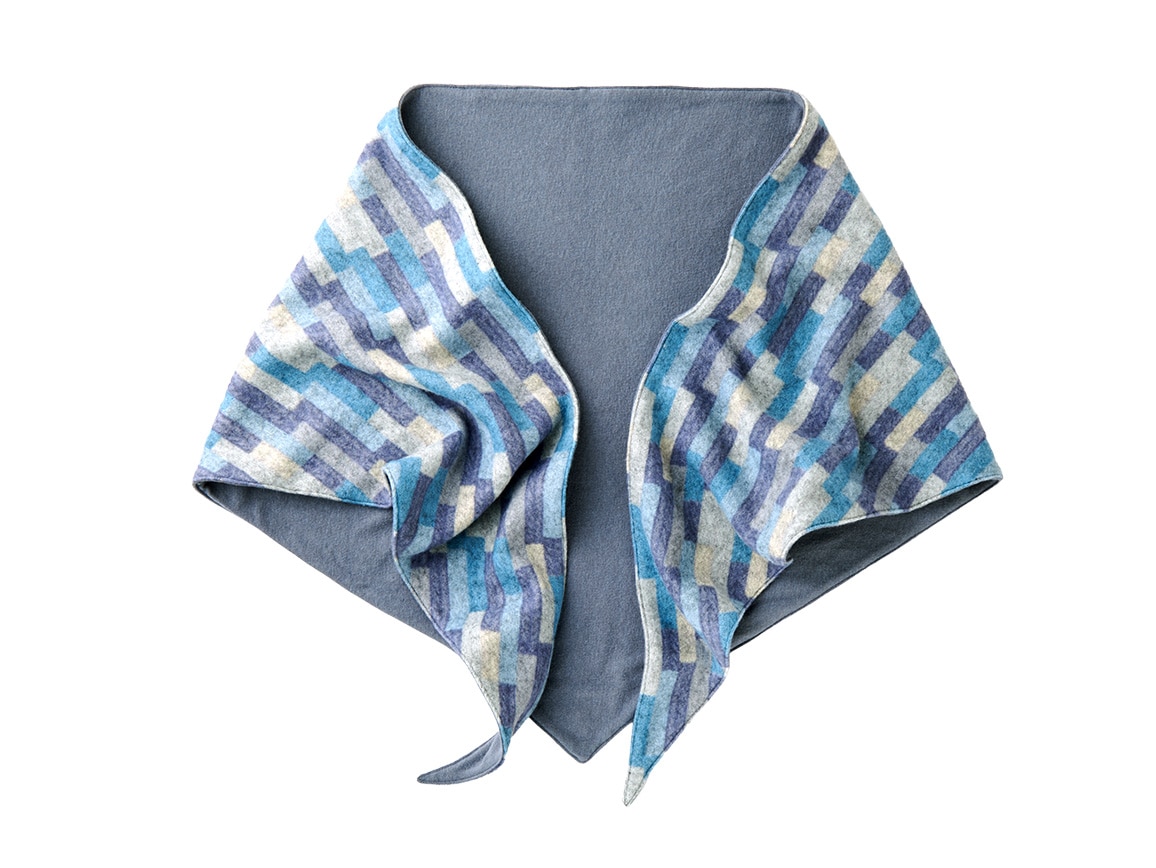 ニットプリントスカーフ ニットプリントスカーフ