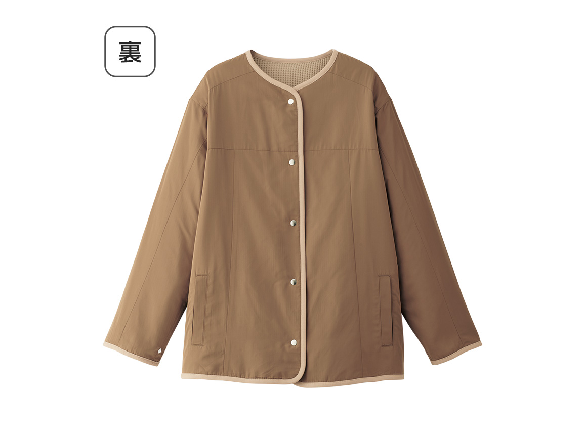 あったかワッフルリバーシブルコート あったかワッフルリバーシブルコート