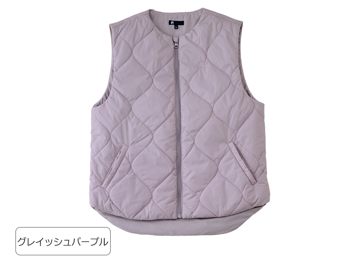 軽量あたたか中わたベスト(FILA×ハルメク) 軽量あたたか中わたベスト(FILA×ハルメク)