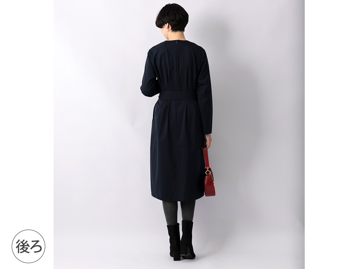 【先行】ウエストタックワンピース 【先行】ウエストタックワンピース