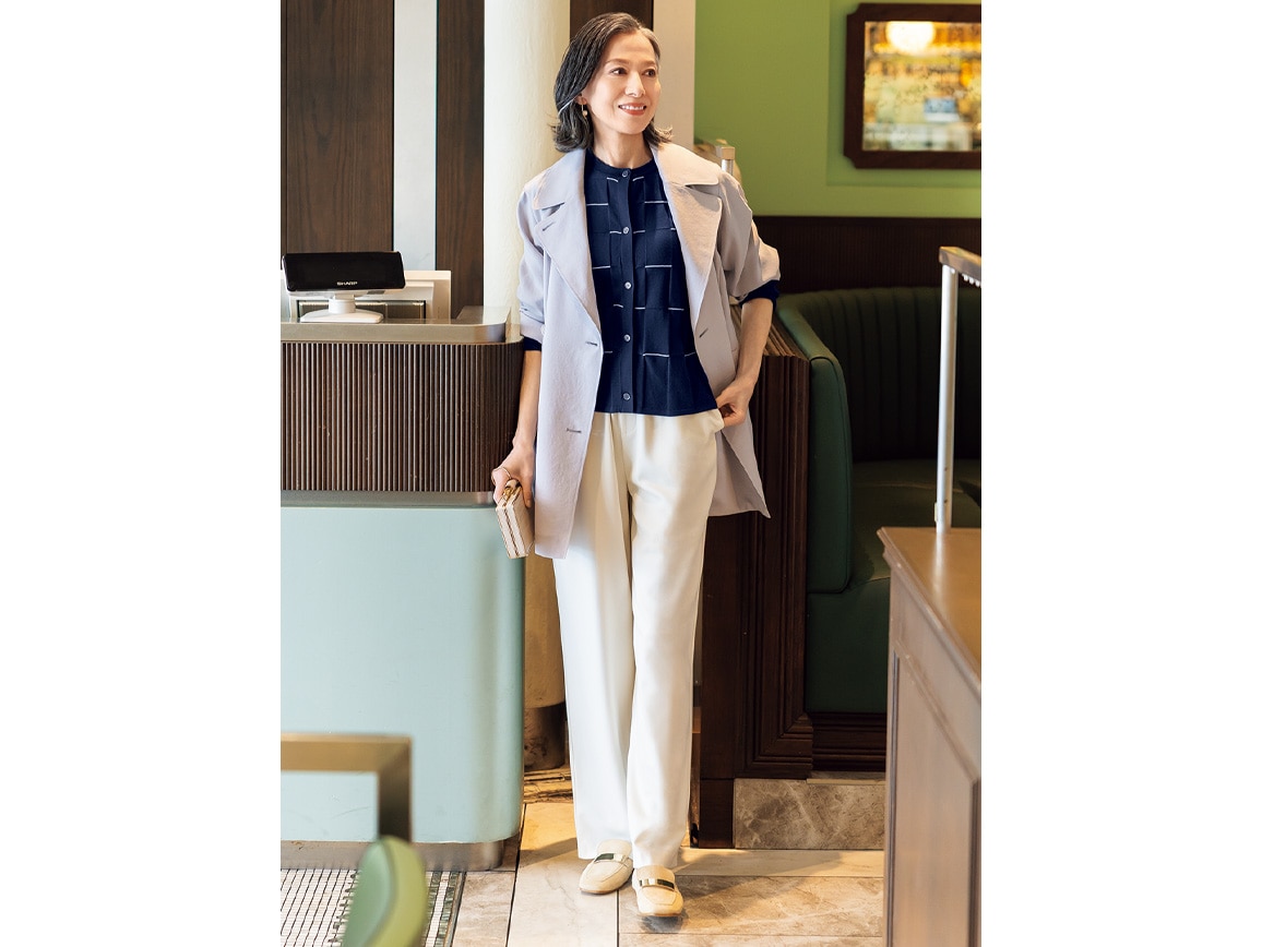 ブロックデザインカーディガン ブロックデザインカーディガン