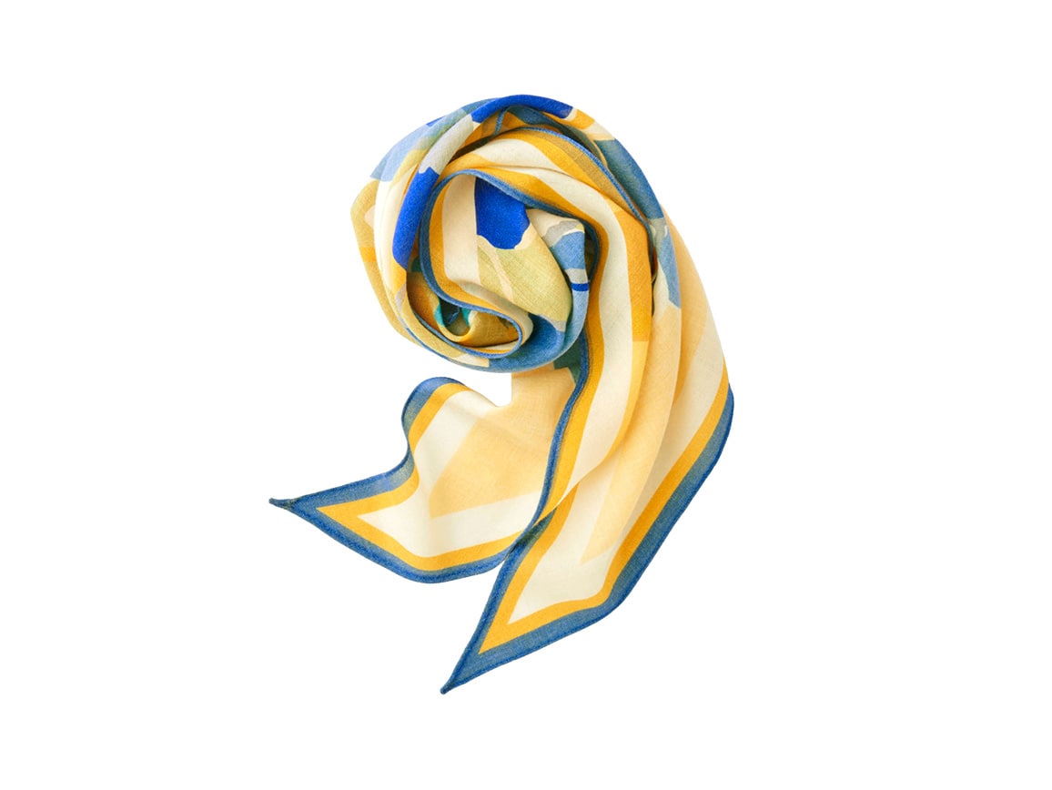 リバーシブルプリントスカーフ リバーシブルプリントスカーフ