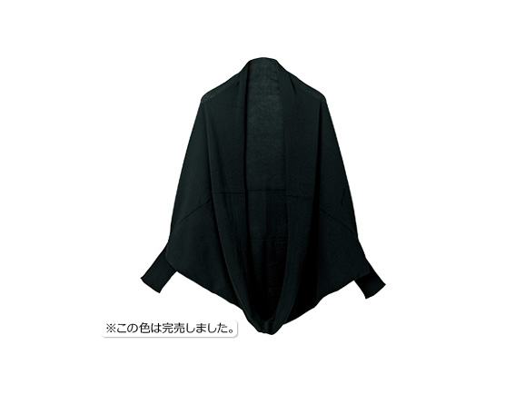 ｕｖ 涼感カーディガン 02 S M 06 ブラック 公式 ハルメク通販サイト