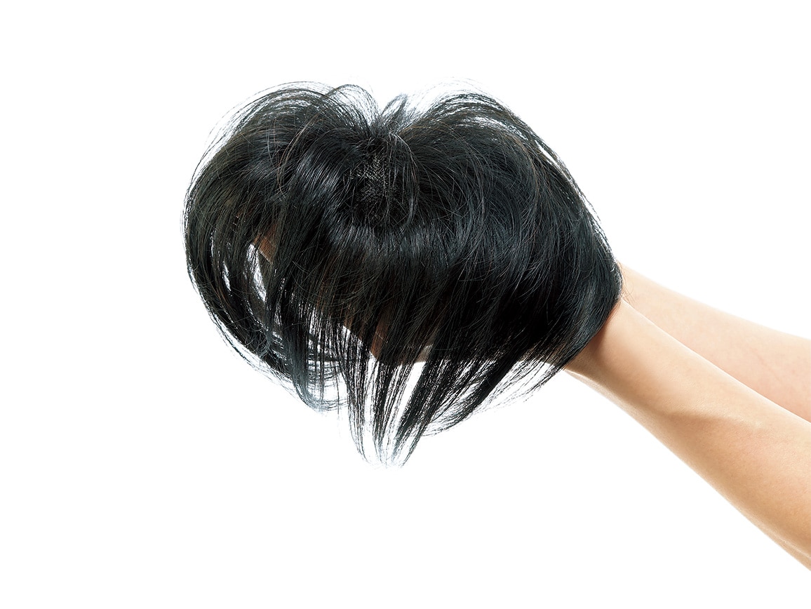 自然な黒髪 自然な黒髪