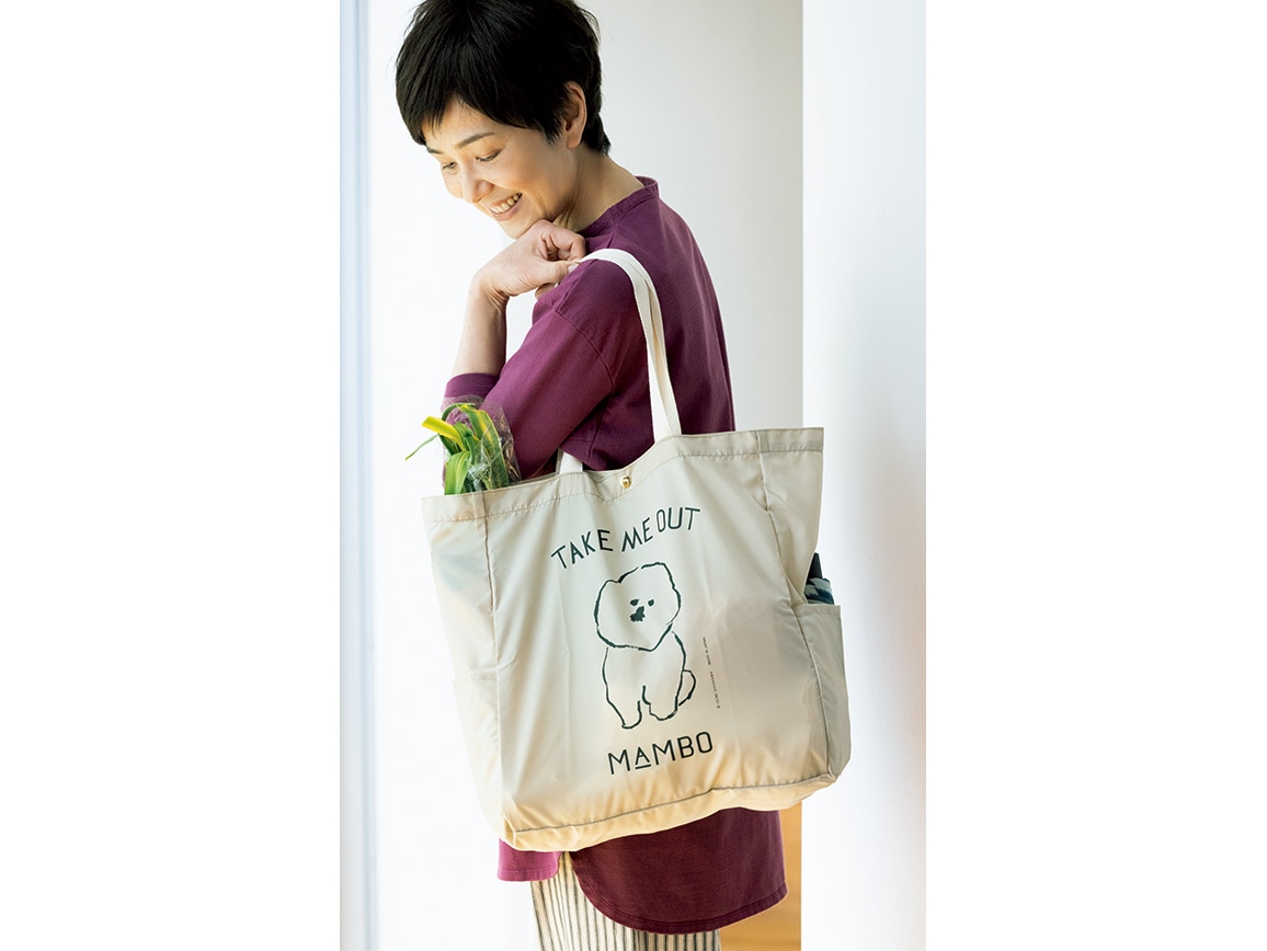 クラスカ ｍａｍｂｏ ナイロンマルシェトート 24 ベージュ 公式 ハルメク通販サイト