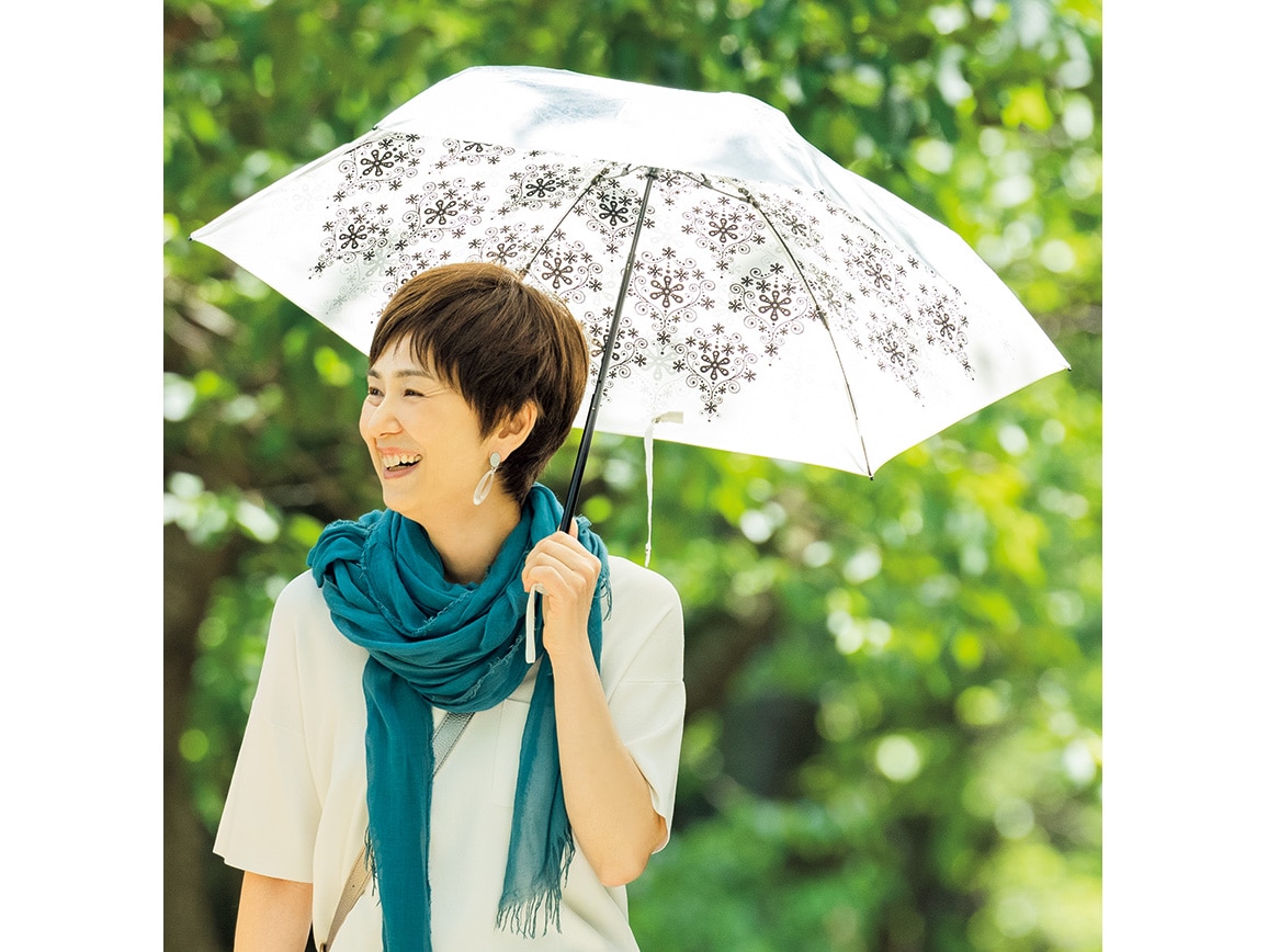 プレミアムホワイト 軽量晴雨兼用日傘 クリスタル柄 06 ブラック 公式 ハルメク通販サイト プレミアムホワイト 軽量晴雨兼用日傘 クリスタル柄 06 ブラック 公式 ハルメク通販サイト
