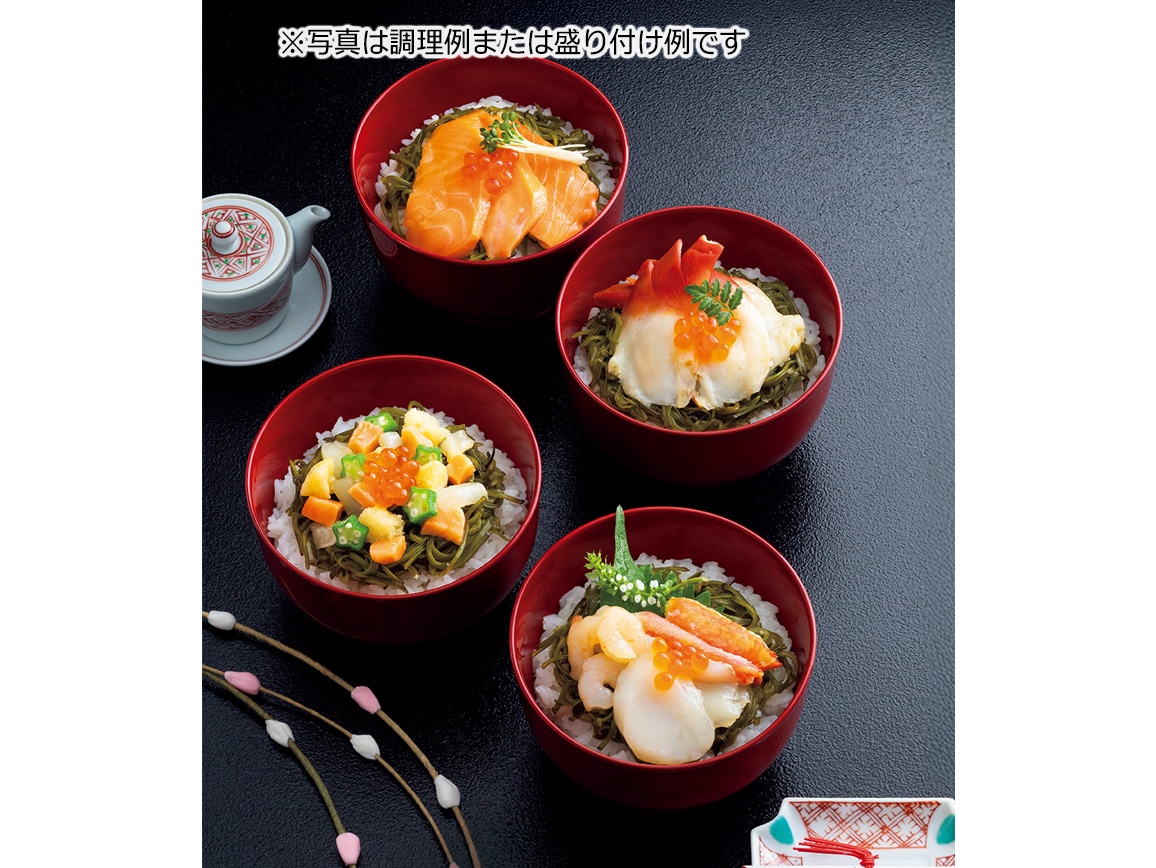 めかぶ海鮮丼の素4種(4個)(単品) めかぶ海鮮丼の素4種(4個)(単品)