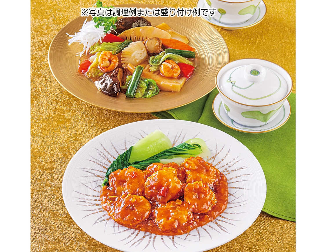 四陸 海老のチリソース・具だくさん八宝菜(4袋) 四陸 海老のチリソース・具だくさん八宝菜(4袋)