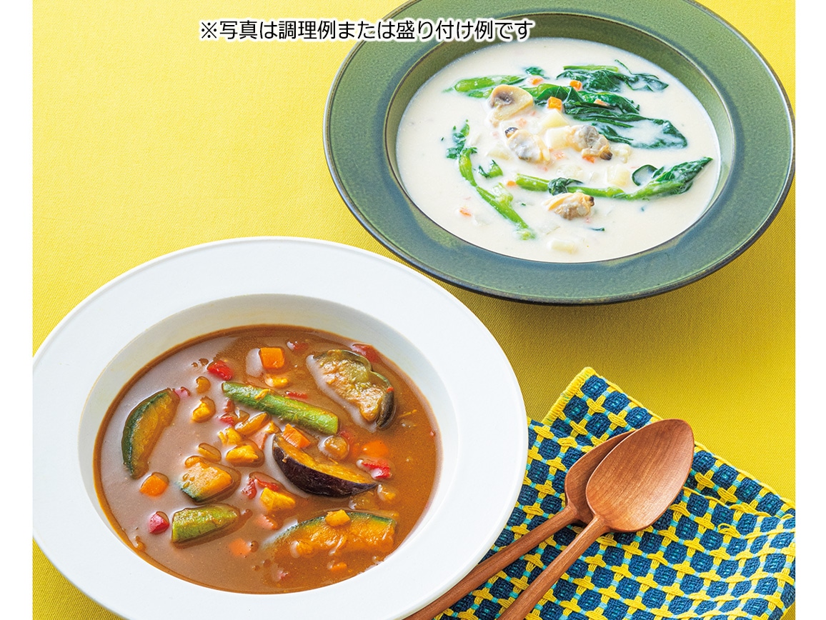 「GREEN SPOON」 食べる具だくさんスープ(2袋) 「GREEN SPOON」 食べる具だくさんスープ(2袋)