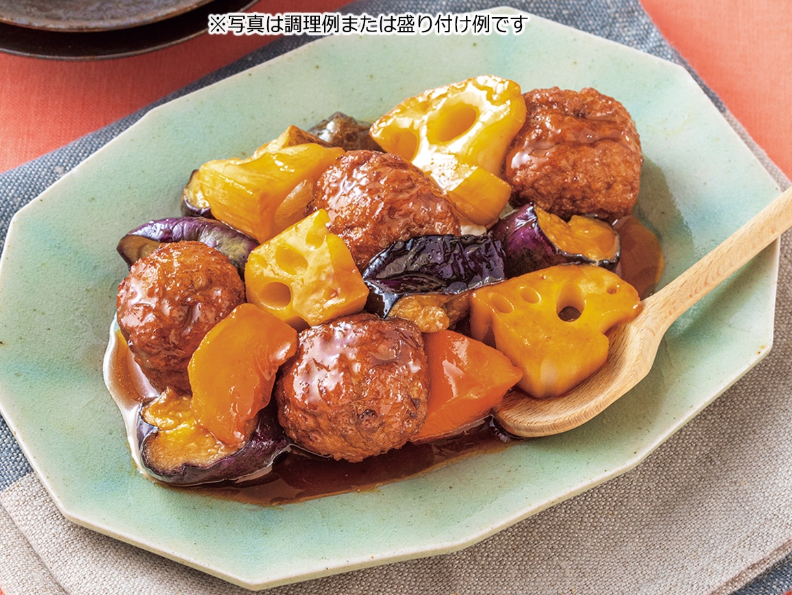 レンジで簡単 大きな肉だんごと野菜の甘酢ソース(2袋) レンジで簡単 大きな肉だんごと野菜の甘酢ソース(2袋)