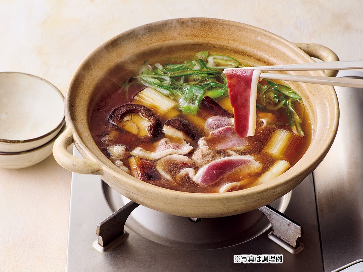 「近江懐石 清元」近江鴨鍋セット 蕎麦付き(単品) 「近江懐石 清元」近江鴨鍋セット 蕎麦付き(単品)