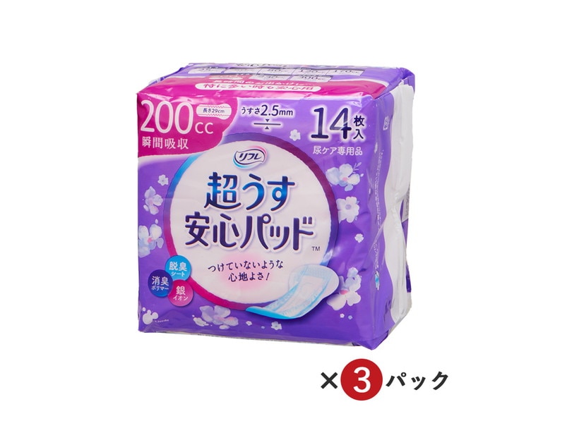 リフレ 超うす安心パッド １２０ｃｃ（３パック６０枚）: ｜ カタログ 