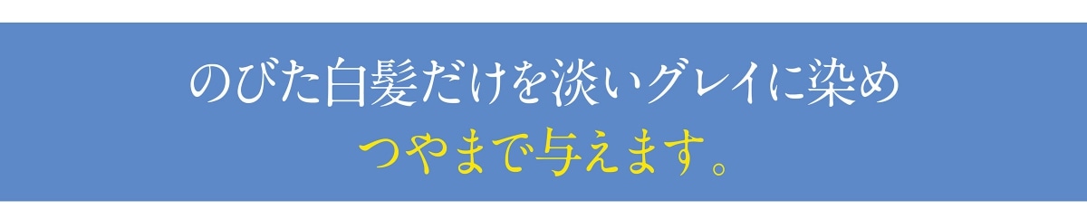 トリートメントベースのグレイカラー つや髪 プラチナグレイカラー 公式 ハルメク通販サイト