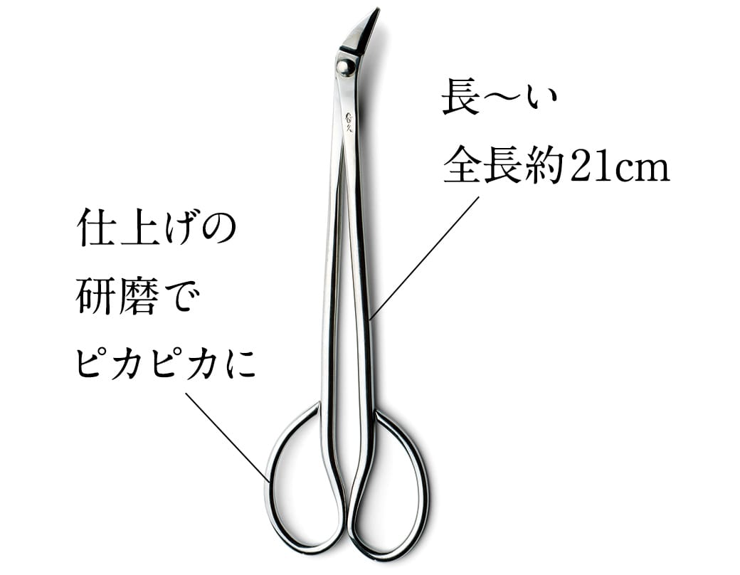 肉も魚もこれ1本で。腕には軽いのに、抜群の切れ味。持ち手は凹凸がかかってすべりにくく、ひやっと感も防止します。
