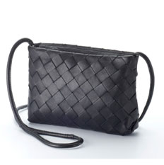 本革メッシュポシェット